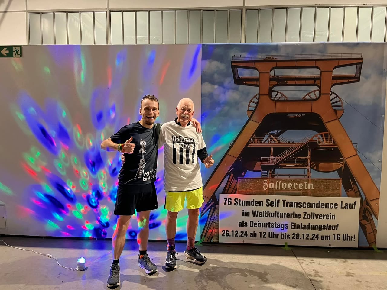 Zeitmessung beim Self Transcendence 76-Stunden-Lauf